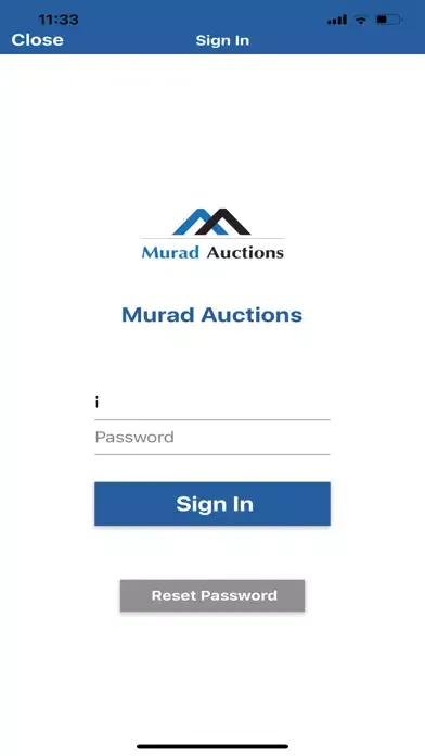 Ảnh chụp màn hình của Murad Auctions Live
