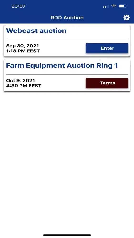 RDD Auction Live Screenshots
