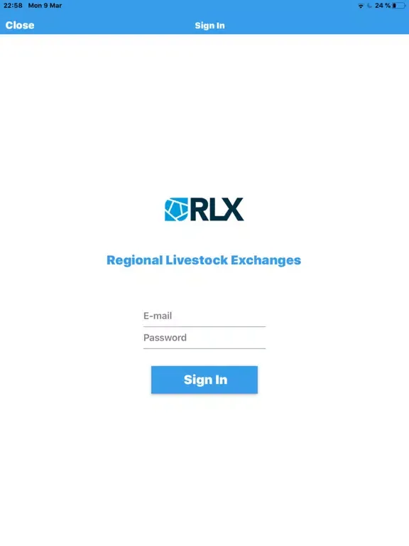 Tangkapan skrin RLX Live iPad 