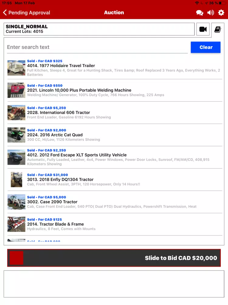 صور Starling Auctions iPad 
