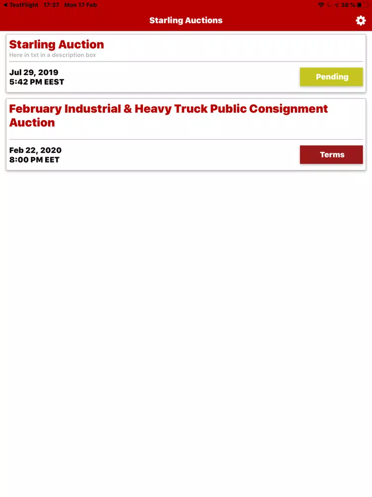 صور Starling Auctions iPad 