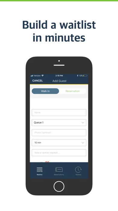 Capturas de tela do NextME - Virtual Waitlist App
