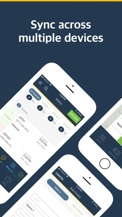 Capturas de tela do NextME - Virtual Waitlist App