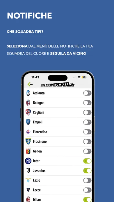 Capturas de pantalla de CalcioMercato.it