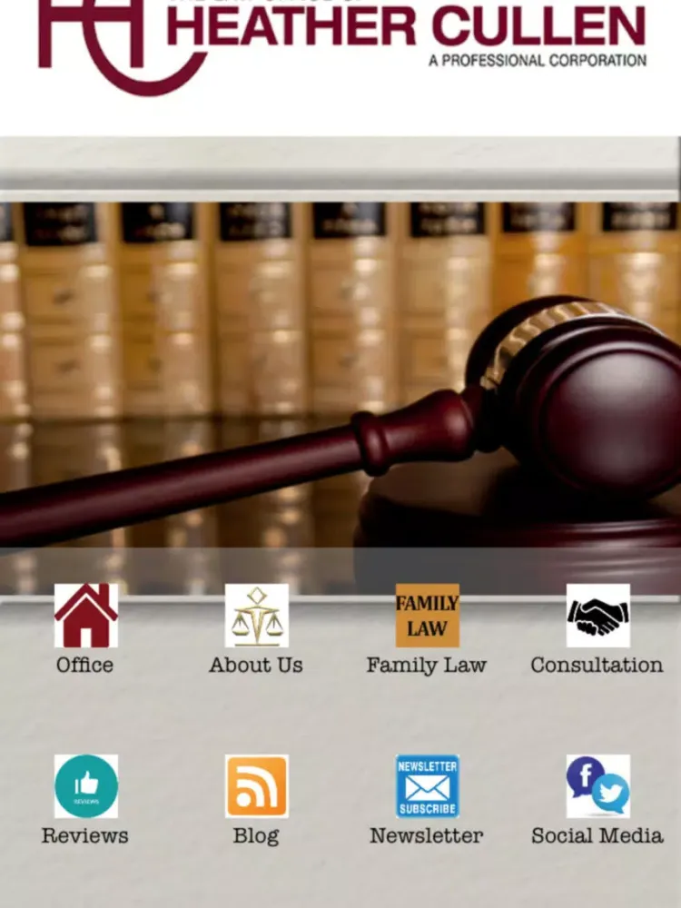 ภาพหน้าจอของ Heather Cullen Law iPad 