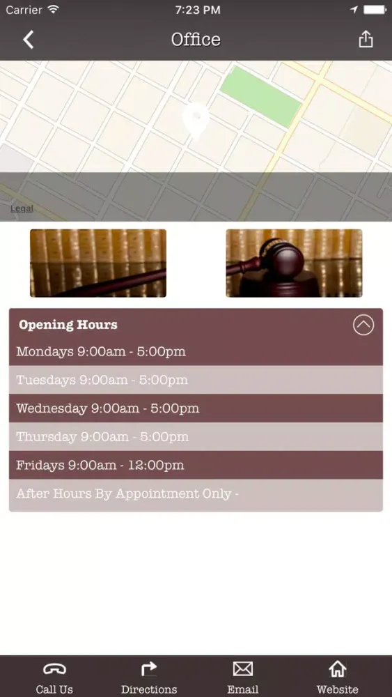 ภาพหน้าจอของ Heather Cullen Law