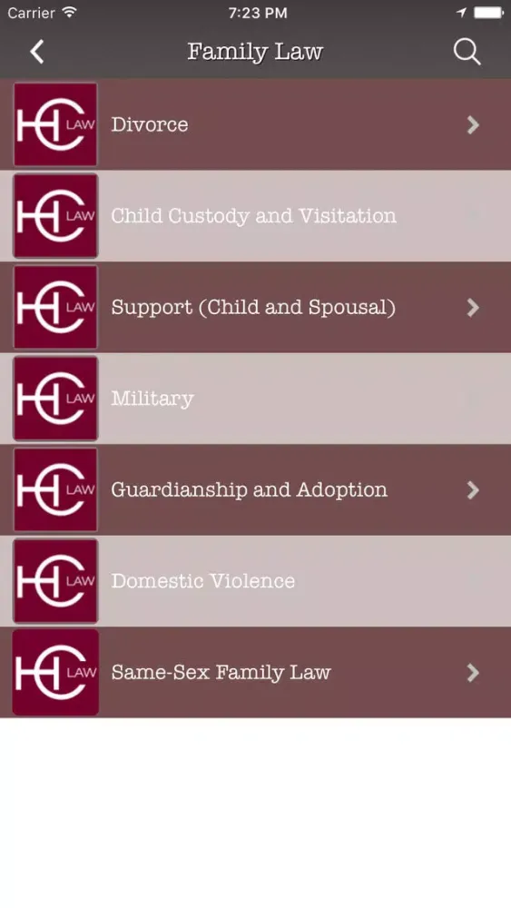 ภาพหน้าจอของ Heather Cullen Law