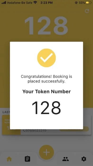 Tangkapan skrin Live Token Business