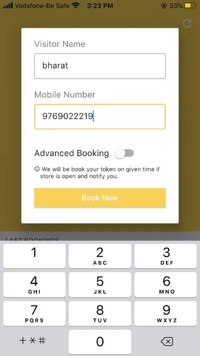Tangkapan skrin Live Token Business
