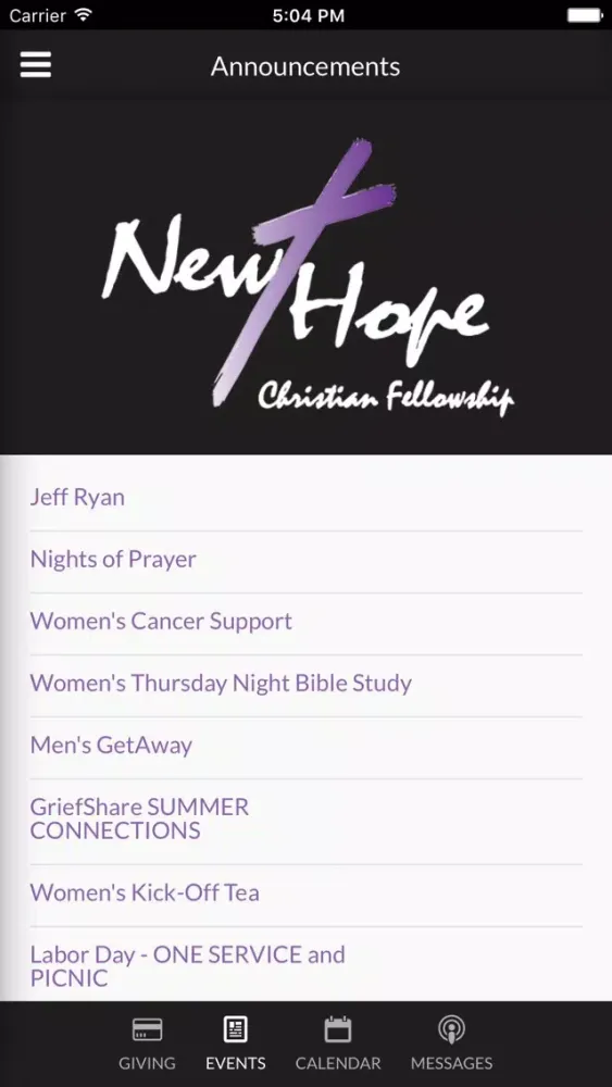 Capturas de pantalla de New Hope Christian Fellowship - Vacaville, CA