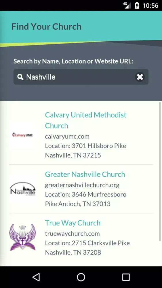 Church.App Screenshots
