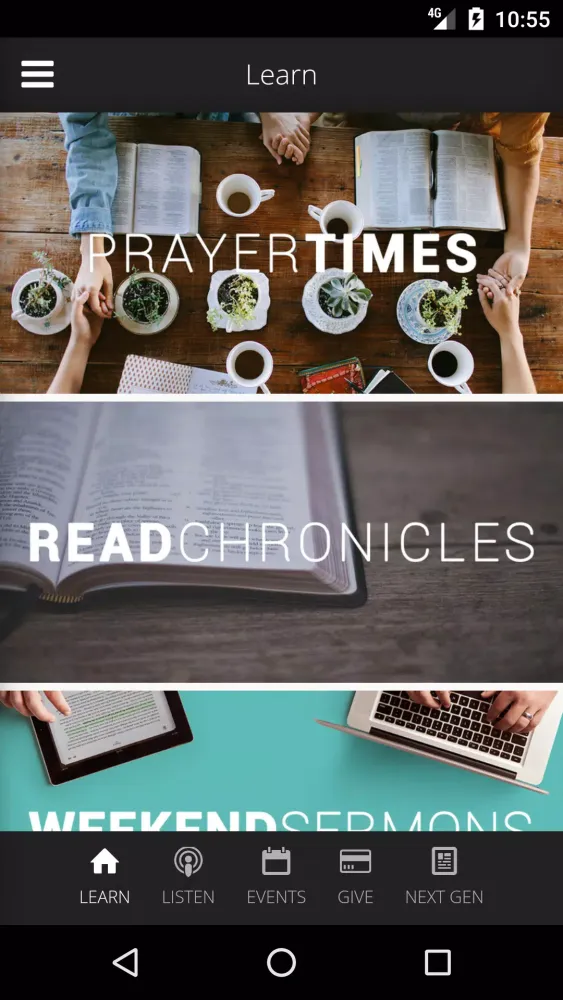Church.App Screenshots