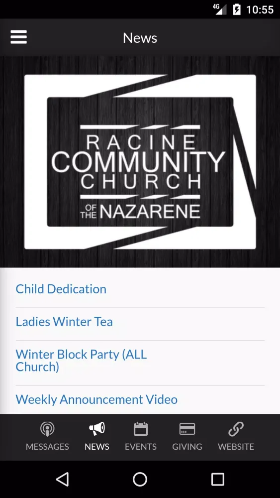Church.App Screenshots