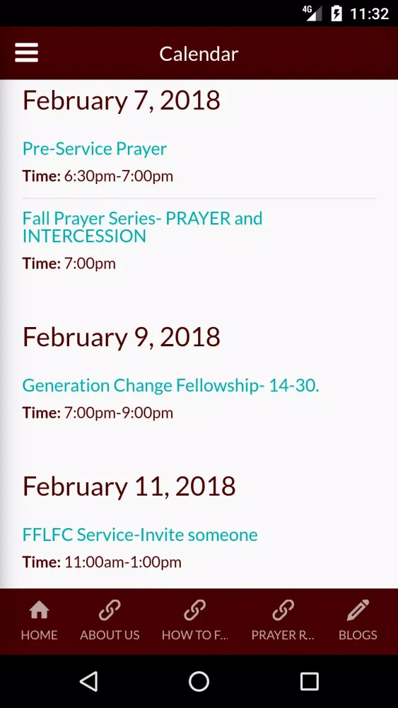 Church.App Screenshots