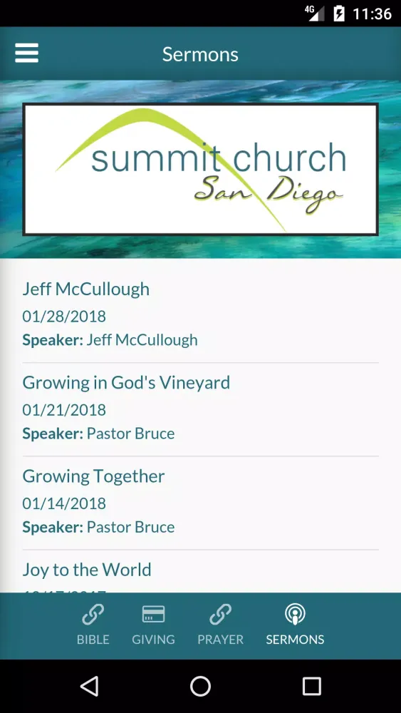 Church.App Screenshots