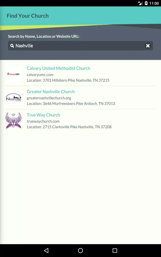 Church.App Screenshots