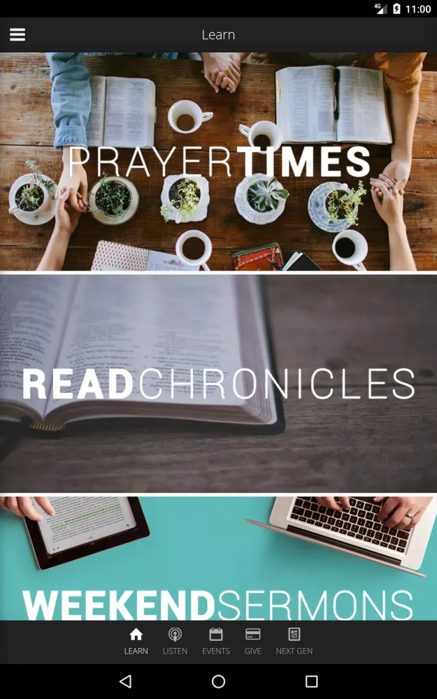 Church.App Screenshots