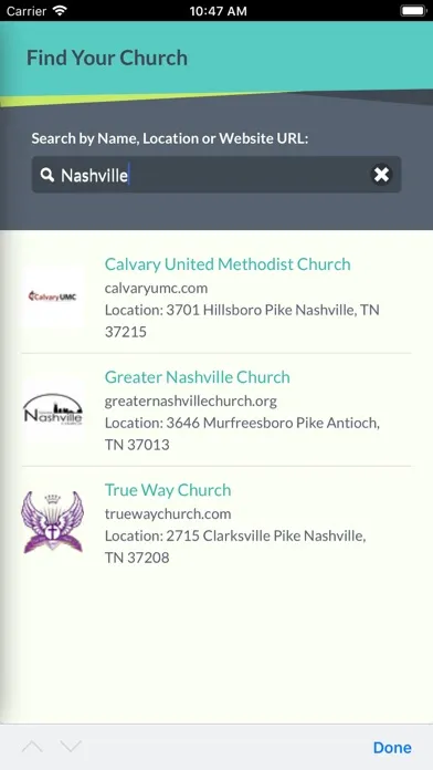 Ảnh chụp màn hình của Church.App by FaithConnector