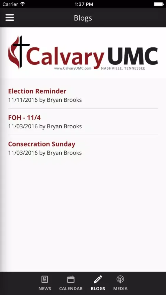 Calvary UMC - Nashville of Nashville, TN Screenshots