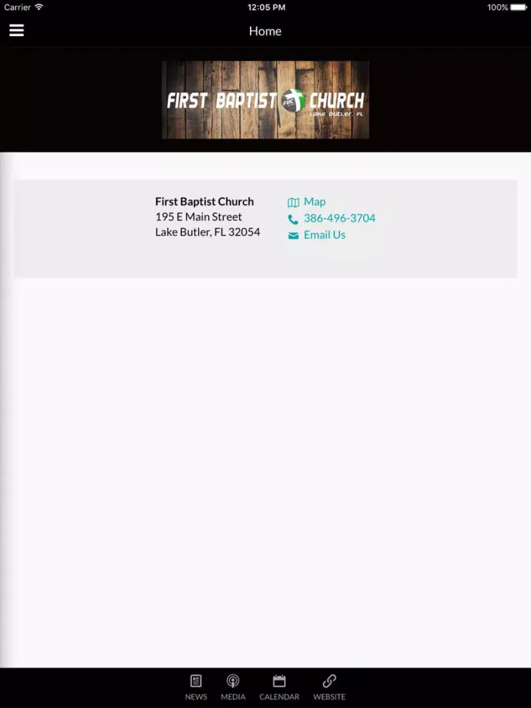 Capturas de pantalla de First Baptist Church - Lake Butler, FL iPad 