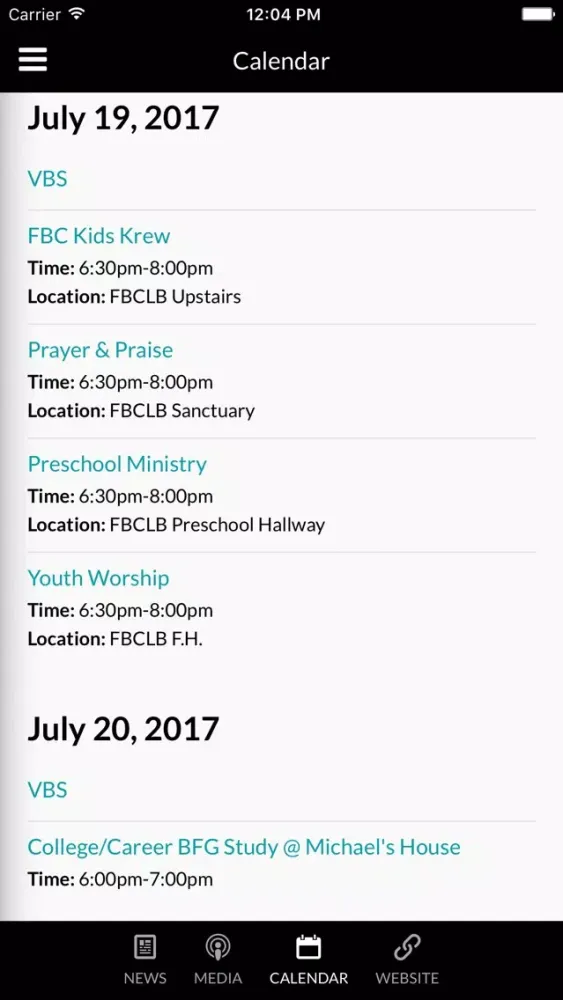 Capturas de pantalla de First Baptist Church - Lake Butler, FL