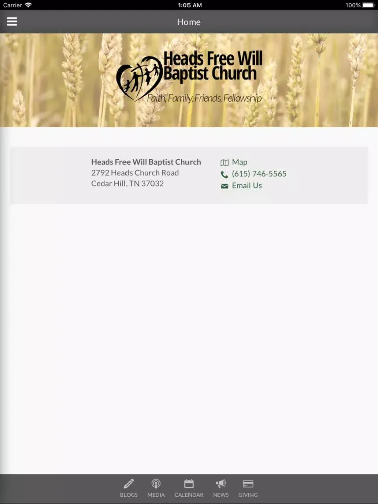 Capturas de pantalla de Heads FWB Church iPad 