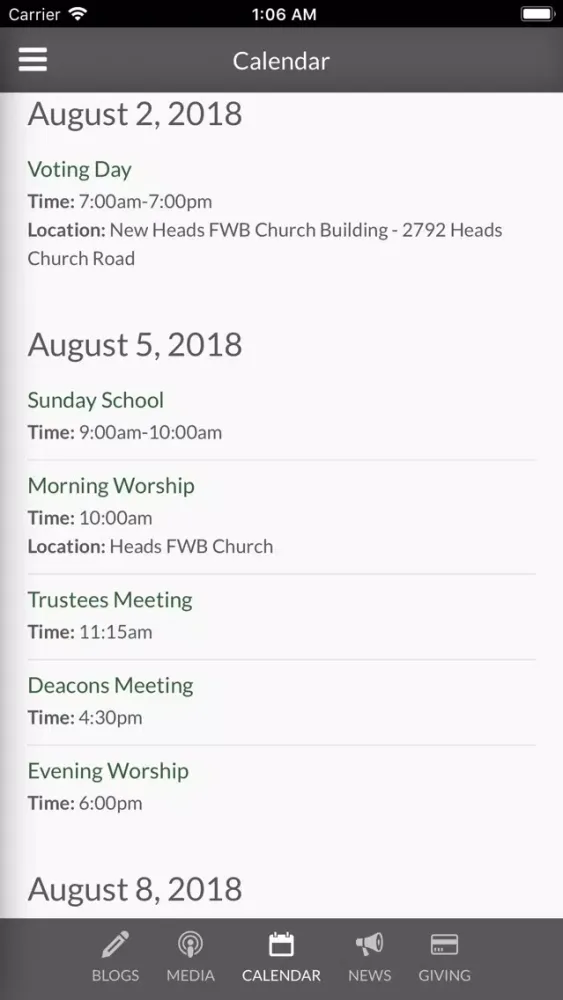 Capturas de pantalla de Heads FWB Church