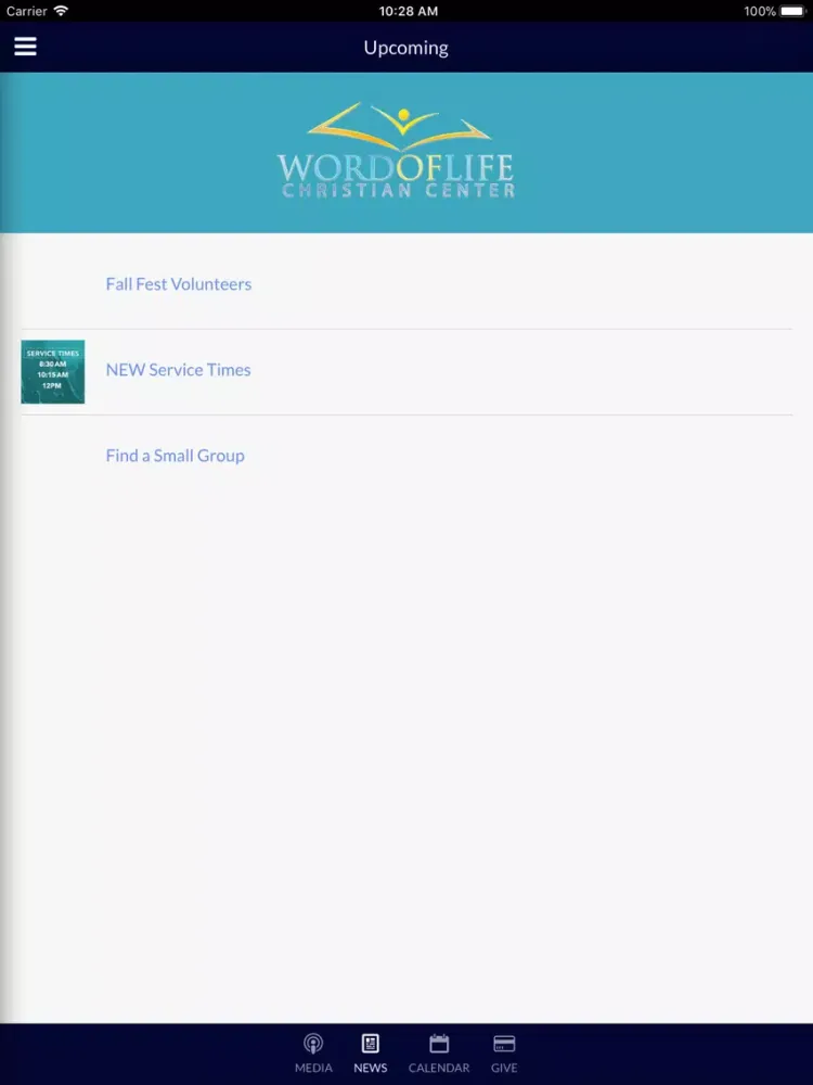Word of Life Delaware iPad  स्क्रीनशॉट