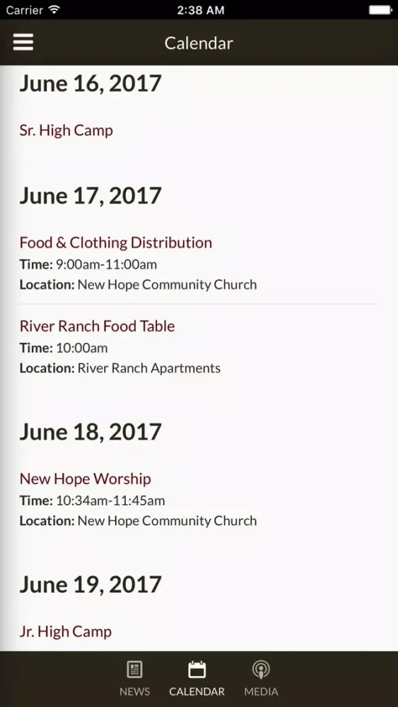 New Hope Community Church - Chandler, AZ应用截图