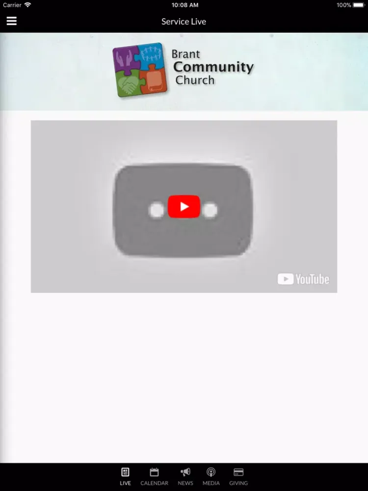 Brant Community Church iPad  Ekran Görüntüleri
