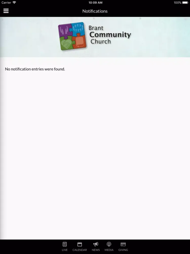 Brant Community Church iPad  Ekran Görüntüleri