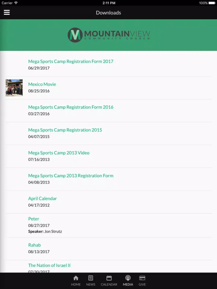 Скриншоты MVCC Connect iPad 