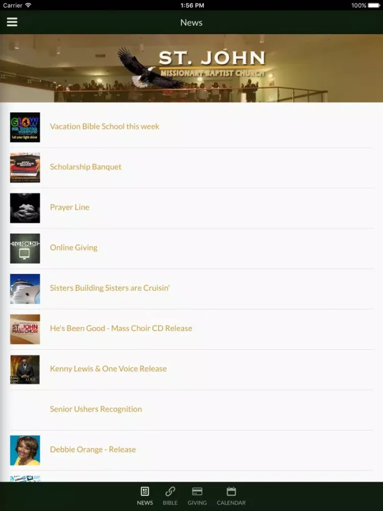 St. John MB Church - Chicago, IL iPad  Screenshots