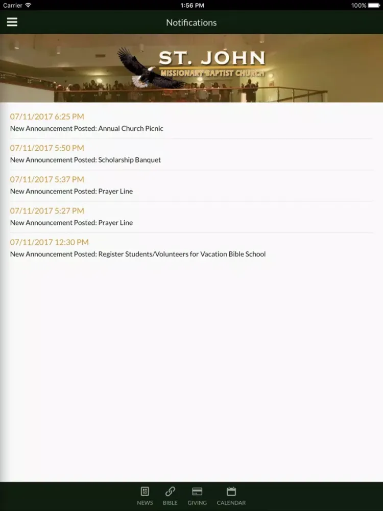 St. John MB Church - Chicago, IL iPad  Screenshots