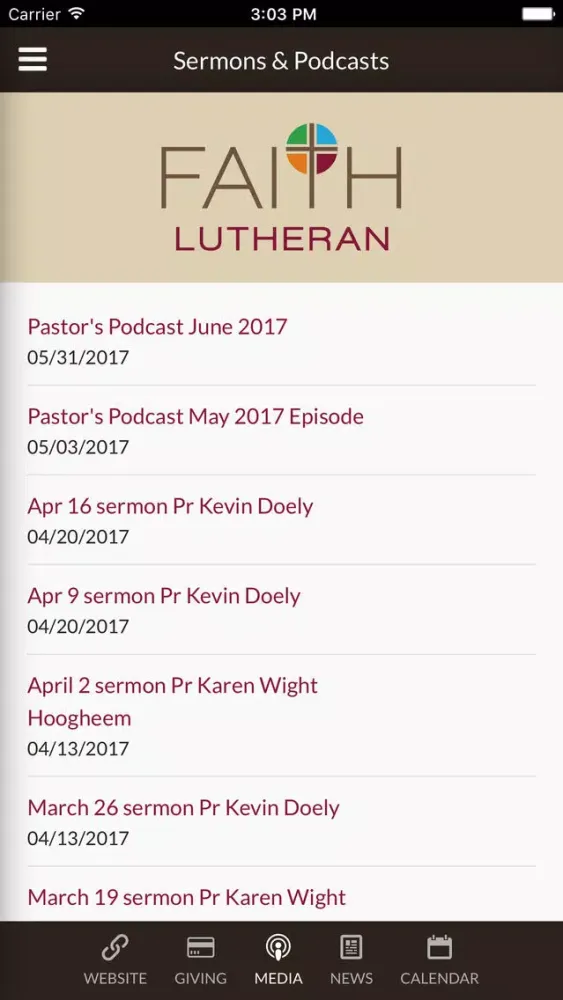 Capturas de pantalla de Faith Lutheran Church - Coon Rapids, MN