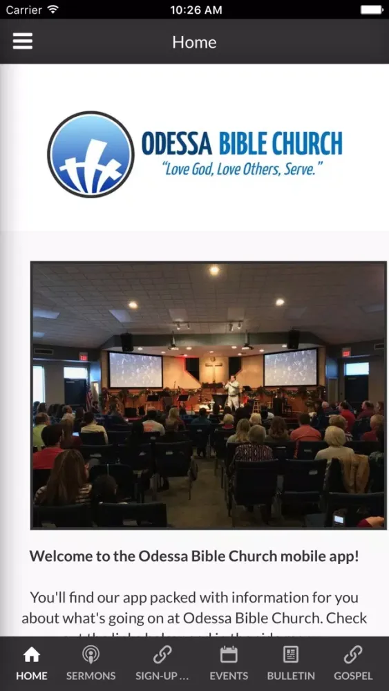 Ảnh chụp màn hình của Odessa Bible Church - Odessa, TX