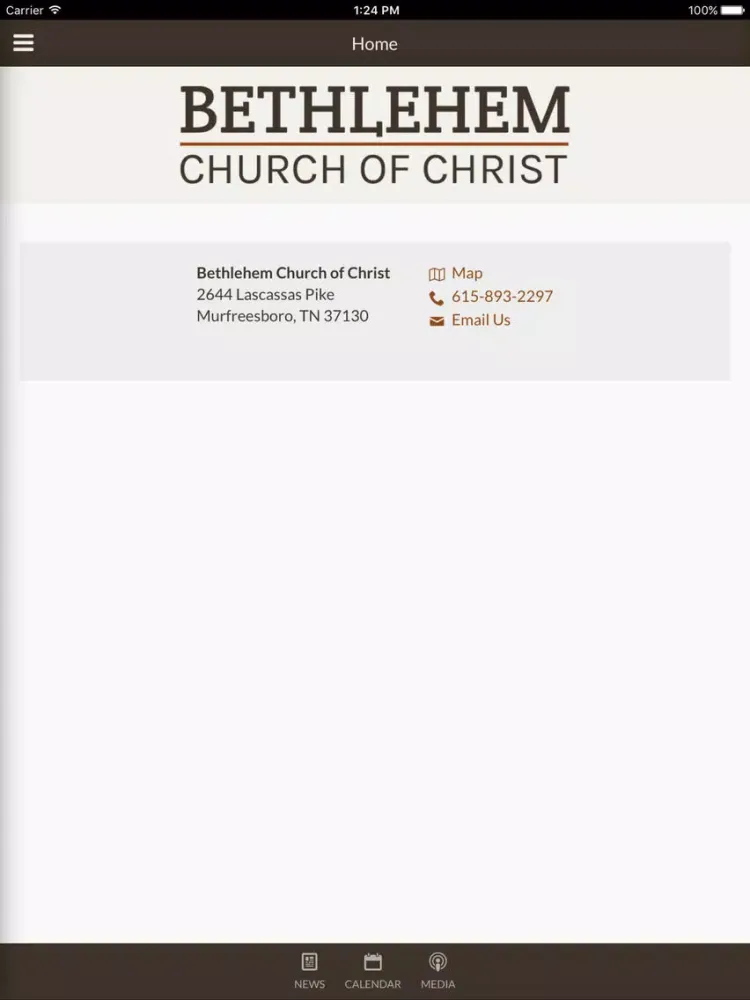 Bethlehem Church of Christ iPad  Screenshots