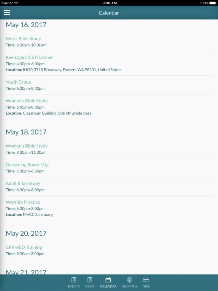 Mountain View Community Church - Snohomish, WA iPad  স্ক্রিনশট