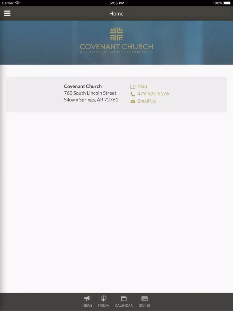 Covenant Church Siloam Springs iPad  स्क्रीनशॉट