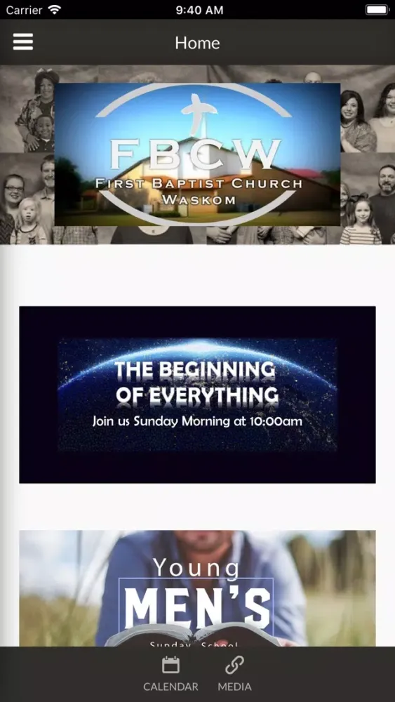 Capturas de pantalla de First Baptist Church Waskom