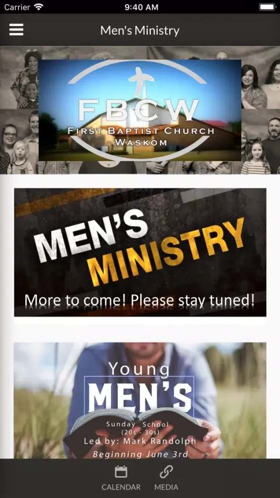 Capturas de pantalla de First Baptist Church Waskom