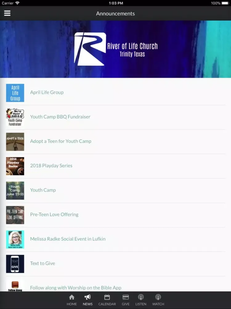 Скриншоты River of Life Trinity iPad 