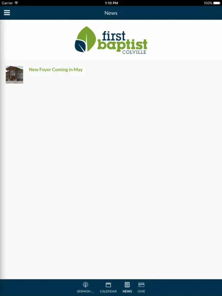 First Baptist Colville WA of Colville, WA iPad  স্ক্রিনশট