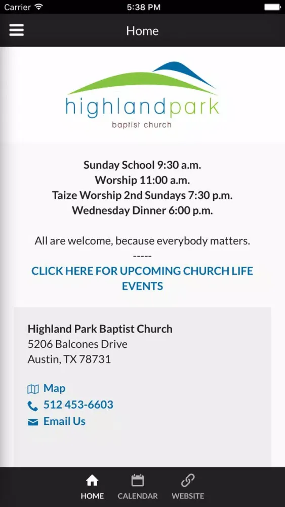 Highland Park Baptist Church of Austin, TX应用截图