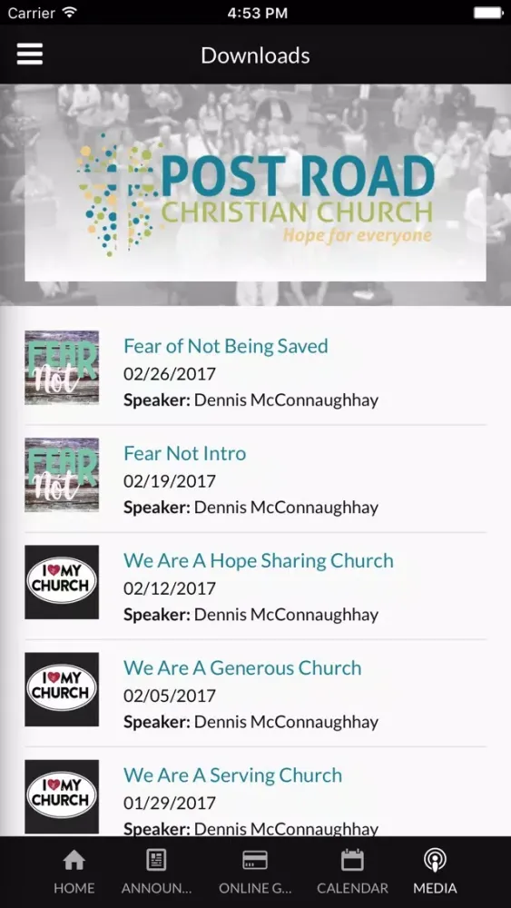 Ảnh chụp màn hình của Post Road Christian Church - Indianapolis, IN