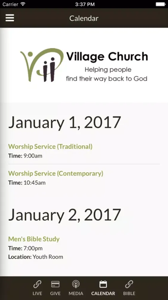 Screenshot di Village Church - Dyer, IN