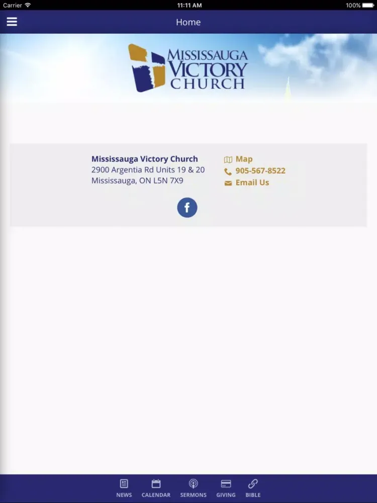 Zrzuty ekranu Mississauga Victory Church - Mississauga, ON iPad 