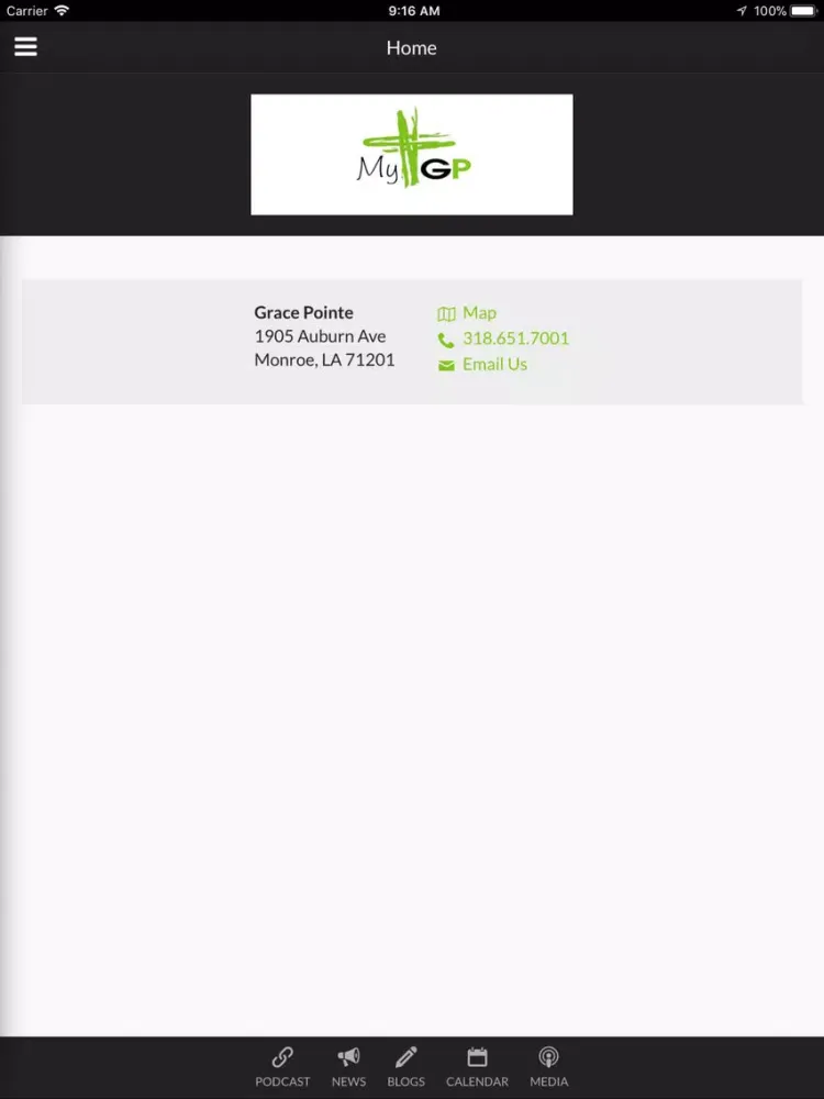 Grace Pointe - Monroe iPad  Screenshots