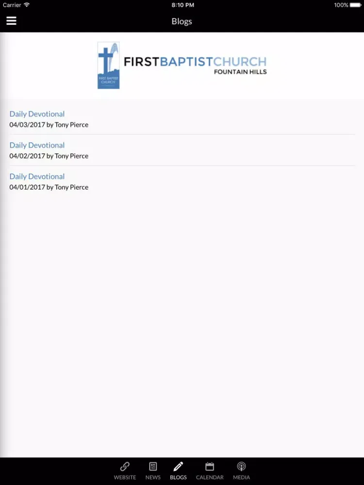 صور FBC of Fountain Hills - Fountain Hills, AZ iPad 