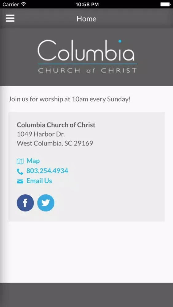 Columbia Church of Christ of West Columbia, SC應用截圖